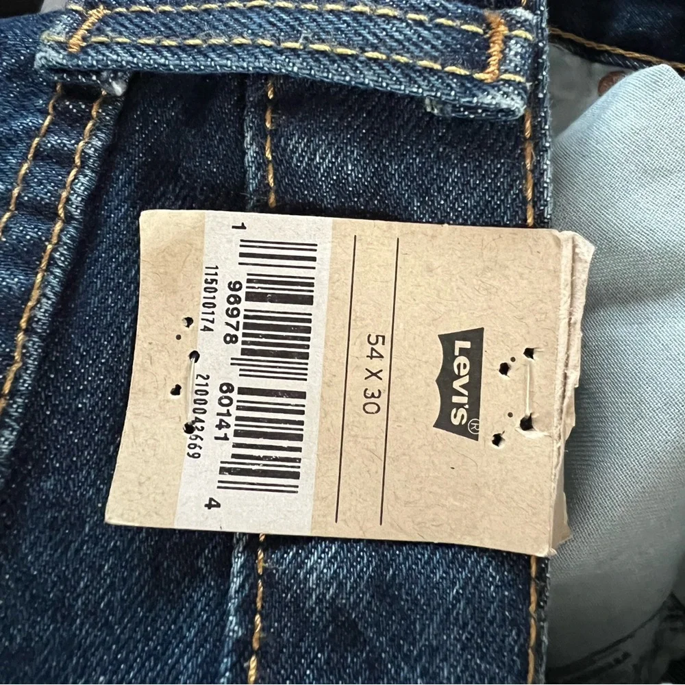 Levis 501 Jeans Men's 54x30 actual‎ Inseam 28in Button Fly Straight Leg